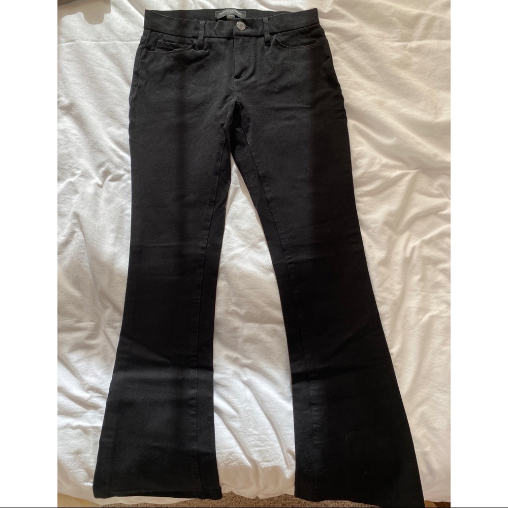 Banana Republic Black Sloan Flare Pants